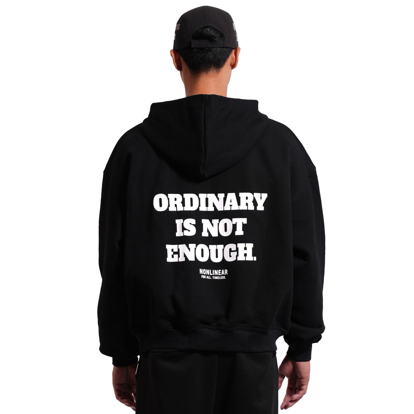 Ordinary Is Not Enough Zip up Hoodie