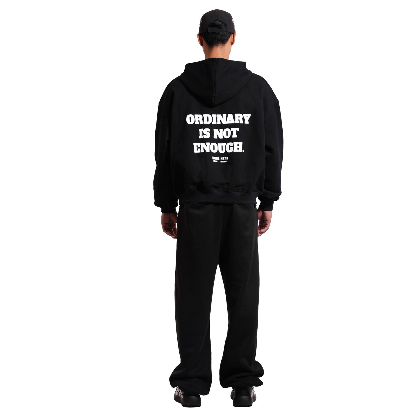 Ordinary Is Not Enough Zip up Hoodie