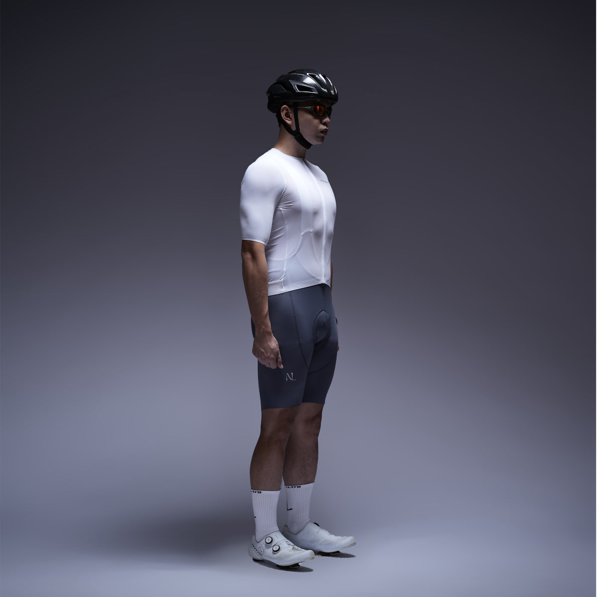 Training Club White Cycling Top