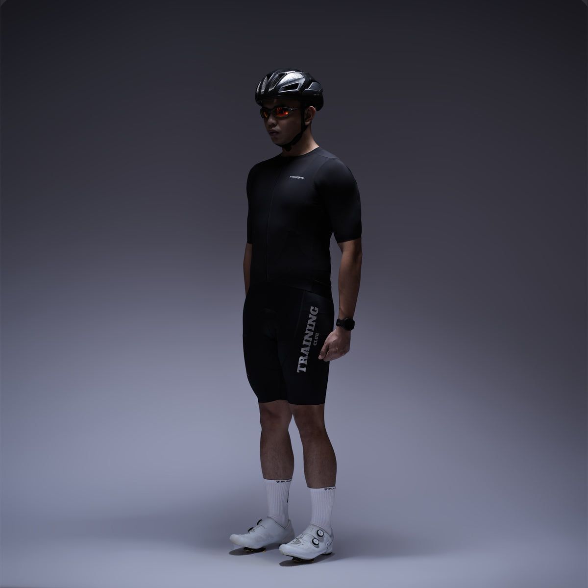 Training Club Black Cycling Top