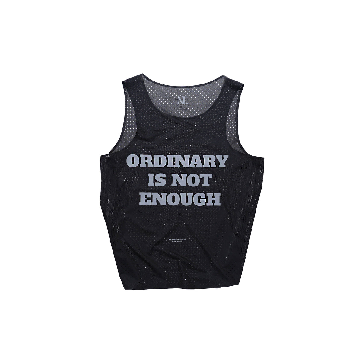 Black Racing Ordinary Is Not Enough Singlet