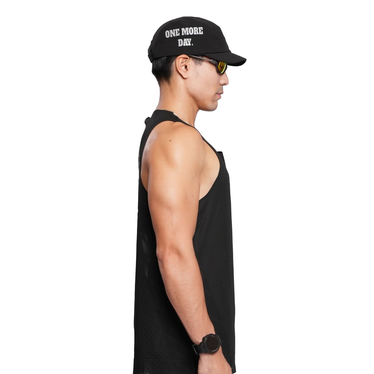 Black Racing Singlet