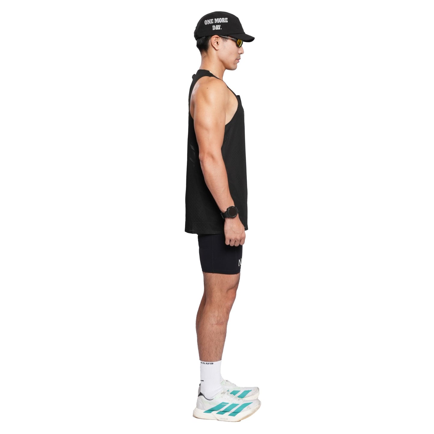 Black Racing Singlet