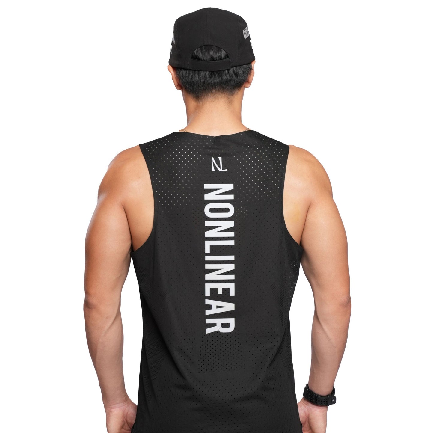 Black Racing Singlet