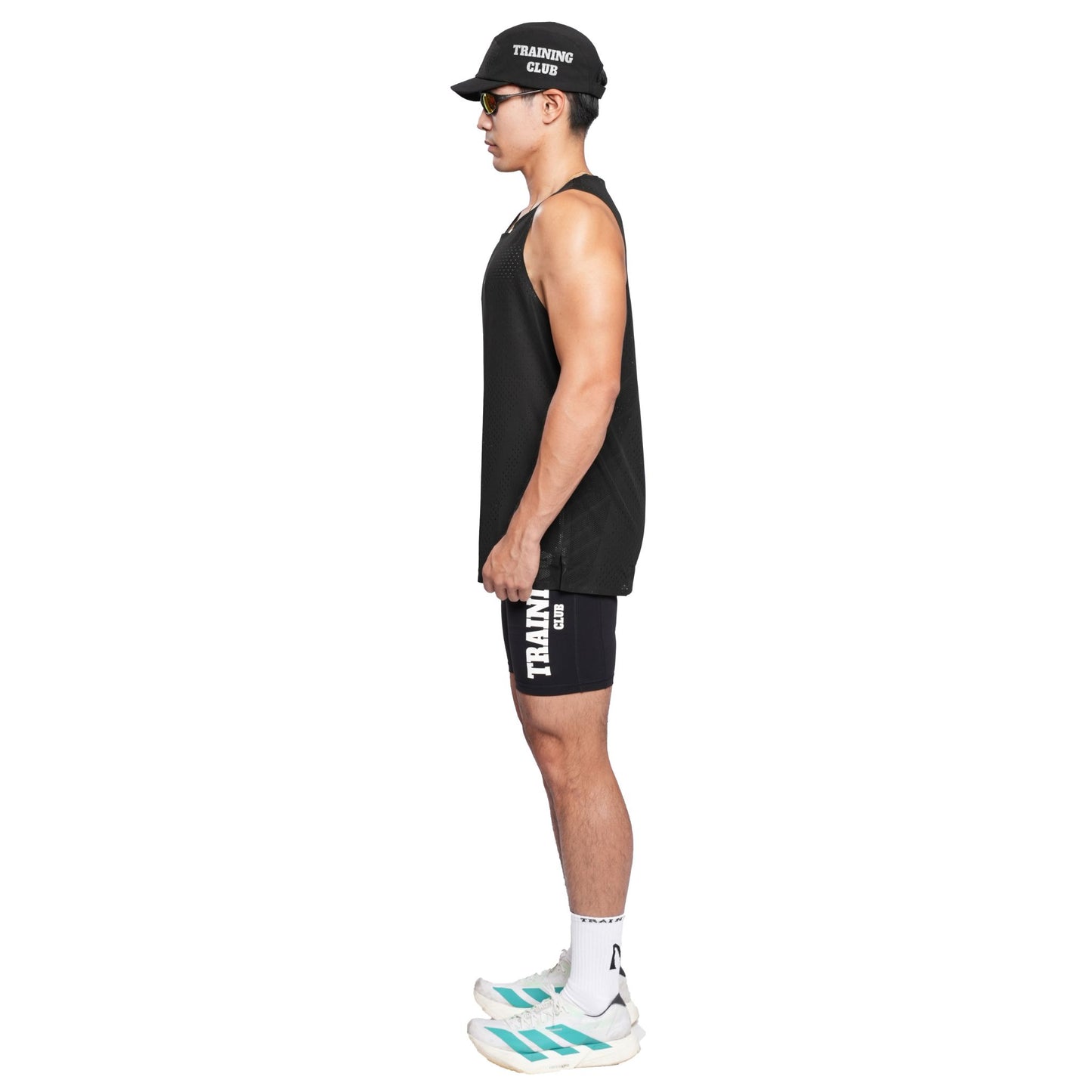 Black Racing Singlet