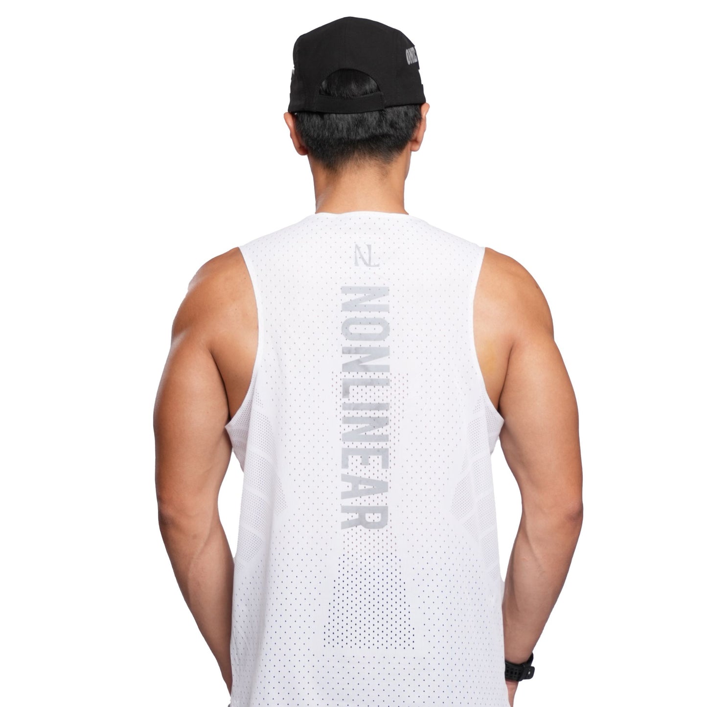 White Racing Singlet