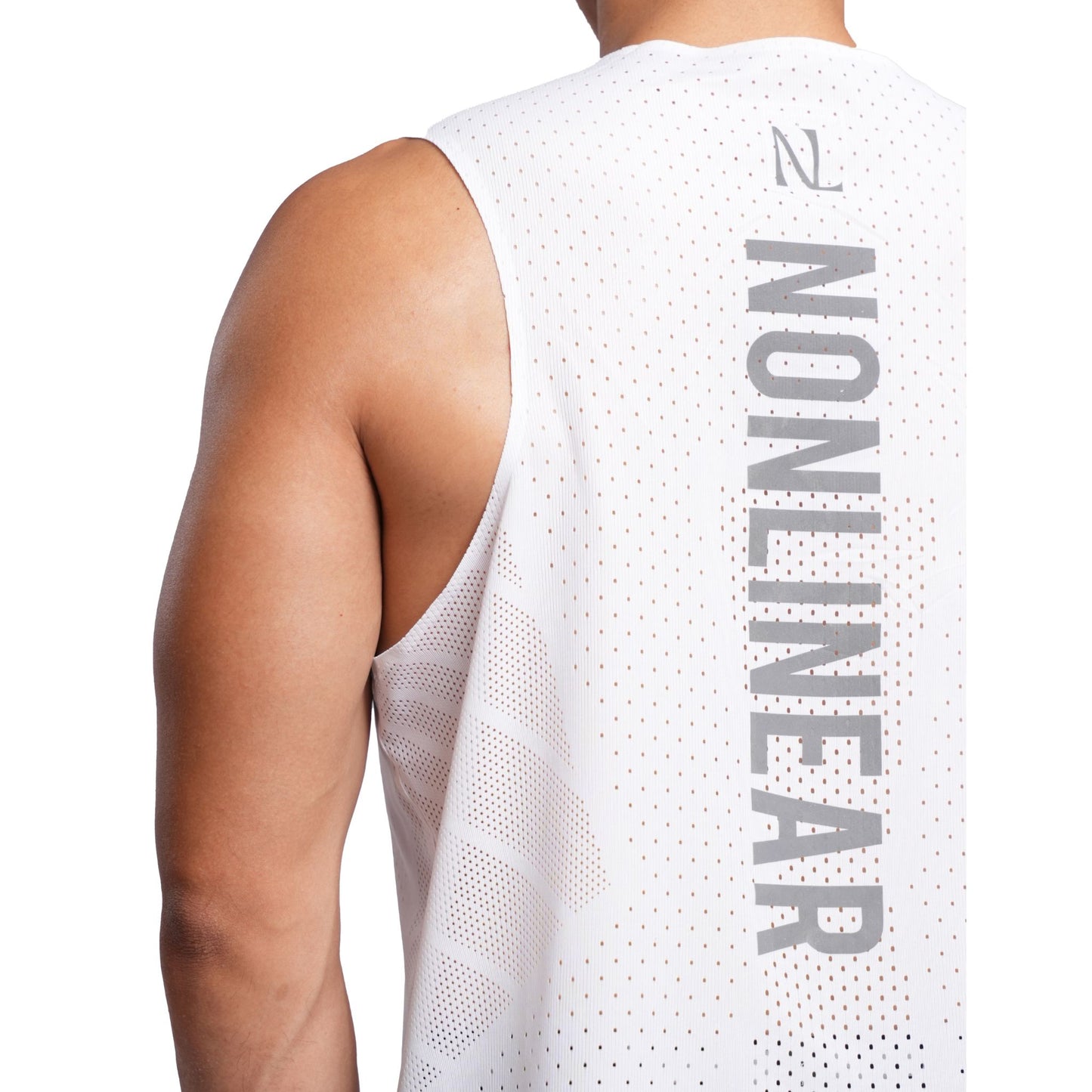 White Racing Singlet